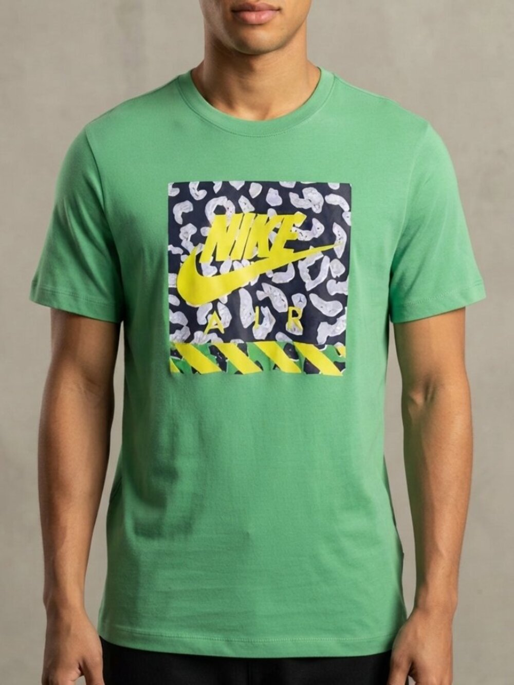 New! Nike Men’s Green Air Cotton Short Sleeve Tee Size Small 39933